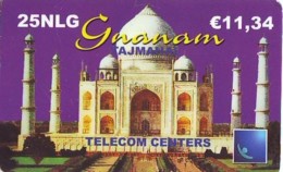 Télécarte India Related (83) Taj Mahal - Paysages