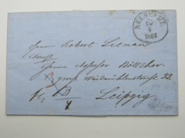 1861 , NEUSTADT   , Klarer Stempel Auf Brief Mit Inhalt - Schleswig-Holstein