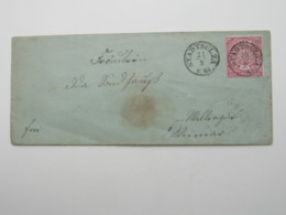 1868 , STADTSULZA   , Klarer Stempel Auf Brief - Brieven En Documenten