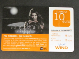 ITALIA WIND - ANGGUN LUMINESCENCE - 31/12/2008 NO DITTA PRODUTTRICE USATA - [2] Sim Cards, Prepaid & Refills
