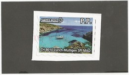 SWISSPOST  ADHESIF  SUR FRAGMENT   POSTE PRIVEE - Automatic Stamps