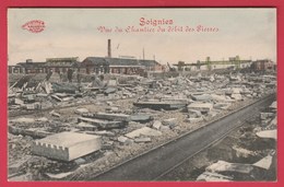 Soignies - Vue Du Chantier Du Débit Des Pierres - 1931 ( Voir Verso ) - Soignies