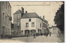 1 Cpa Legé - Carrefour Du Haut De La Rue De La Chaussée - Legé