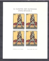 Schweiz Soldatenmarken Grenztruppen Grenz-Brigade 4 ** - Etichette