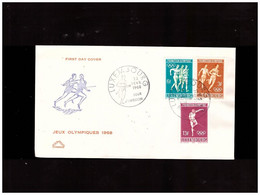 LUSSEMBURGO - 1968   FDC GIOCHI OLIMPICI DEL MESSICO - Zomer 1968: Mexico-City