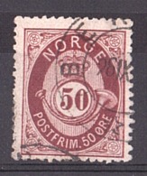 Norvège - 1877 - N° 30 - Cor De Poste - Used Stamps