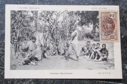 Cote D'ivoire Danses Bambaras  Cpa Timbrée  Afrique Noire - Costa De Marfil