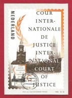 Nederland 1990  Mi.Nr. 48 , Friedenspalast Und Kapitell - Maximum Card - S Vredespaleis 23.X.1990 - Dienstzegels