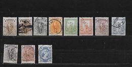 GRECE 146 à 153/155/162 Oblitérés Rond - Used Stamps