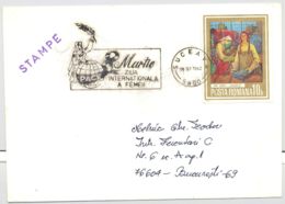 74554- INTERNATIONAL WOMEN'S DAY SPECIAL POSTMARK ON COVER, PAINTING STAMP, 1982, ROMANIA - Briefe U. Dokumente