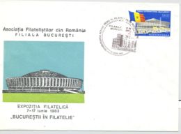 74565- BUCHAREST INTERNATIONAL FAIR, SPECIAL COVER, 1983, ROMANIA - Cartas & Documentos