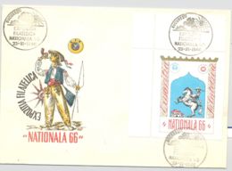 74573- NATIONAL PHILATELIC EXHIBITION, SPECIAL COVER, 1966, ROMANIA - Covers & Documents