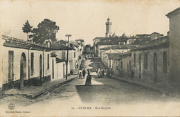 16 Guelma Rue Scipion Edit Cyprien Nataf Envoi Au Capitaine Hattton Tirailleurs Royal Hotel Alger - Guelma