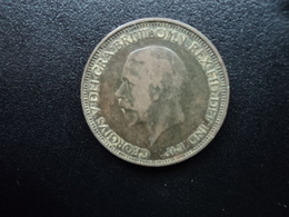 ROYAUME UNI : 1/2 PENNY   1933    KM 837      TB+ / TTB - C. 1/2 Penny