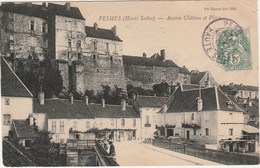 PESMES   70  HAUTE SAONE   CPA  ANCIEN CHATEAU ET PLACE - Pesmes