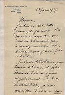 VP13.671 - MILITARIA - PARIS 1927 -  LAS - Lettre De Mr Le Général AISSIER ?? - Autres & Non Classés