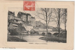 PESMES   70  HAUTE SAONE   CPA  L'OGNON ET LE CHATEAU - Pesmes