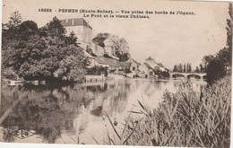 Delcampe - PESMES   70  HAUTE SAONE   CPA     LE PONT ET LE VIEUX  CHATEAU - Pesmes