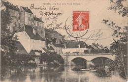 PESMES   70  HAUTE SAONE   CPA     LE PONT ET LE VIEUX  CHATEAU - Pesmes