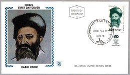 RABBI KOOK - Rabino. SPD/FDC Jerusalem 1978 - Jewish