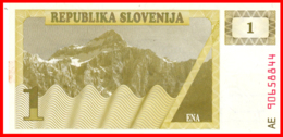 BILLETE DE ESLOVENIA S/C 1 TOLARJEV 1990 - Slowenien