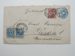 1894 , Ganzsache  Nach Deutschland - Lettres & Documents