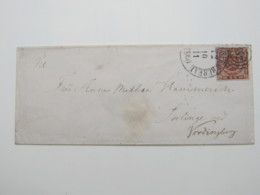 1860 , Brief Mit Nr.Stpl. 182 - Cartas & Documentos