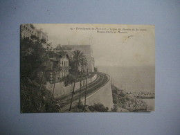 MONACO  -  Ligne Du Chemin De Fer Entre MONTE CARLO Et Monaco -  Principauté De Monaco - Les Terrasses