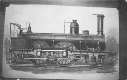 ¤¤  -  Cliché D'une Locomotive  -  Illustrateur " M.D. Lanzellé " En 1936   -  Voir Description     -  ¤¤ - Materiaal