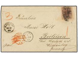 COSTA DE ORO. 1885 (Nov 21). Cover With Printed Reverse 'Basel Mission Factory, Addah' To Beilstein, Germany Franked By  - Andere & Zonder Classificatie