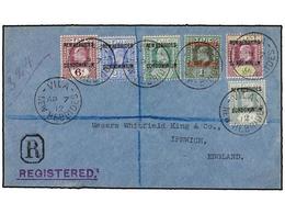 NUEVAS HEBRIDAS. Sg.10, 12/16. 1912. VILA To ENGLAND. Fine Franking. Arrival On Reverse. - Other & Unclassified