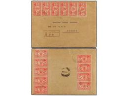 NUEVAS HEBRIDAS. Sg.36. 1924. PORT VILA To SYDNEY. Registered Envelope To AUSTRALIA Bearing New Hebrides, 1 D. Scarlet ( - Other & Unclassified