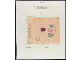 IRAN. 1902-06. Eleven Registered Letters, Diverse Frankings (see Web). - Sonstige & Ohne Zuordnung