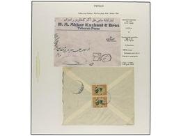 IRAN. 1929 Issue. Thirty Two Covers, With POSTAGE DUE Marks. (See Web). - Autres & Non Classés