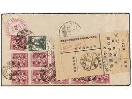 JAPON. 1946. JAPANESE OCCUPATION IN TAIWAN. TAIPEH To SACRAMENTO (U.S.A.). Air Mail Registered Cover Franked With 5 Yen  - Autres & Non Classés