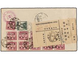 JAPON. 1946. JAPANESE OCCUPATION IN TAIWAN. TAIPEH To SACRAMENTO (U.S.A.). Air Mail Registered Cover Franked With 5 Yen  - Otros & Sin Clasificación