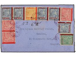 PANAMA. 1904. PANAMA A GRAN BRETAÑA. 1 Ctvo., 2 Ctvos. (3), 5 Ctvos. (5) (uno Con Defectos Y 10 Ctvos. Mat. BRITISH PACK - Other & Unclassified