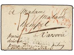POLONIA. 1810. POLISH SOLDIER IN THE FRENCH NAPOLEONIC ARMY IN SPAIN. Envelope (without Contents) Sent From BARCELONA To - Andere & Zonder Classificatie