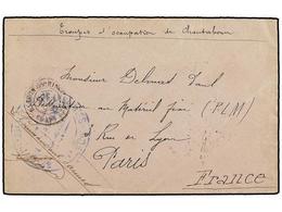 TAILANDIA. 1899. Military Mail Envelope To PARIS Endorsed Troupes D'Occupation De Chantboun And Cancelled CORPS. EXPED.  - Andere & Zonder Classificatie