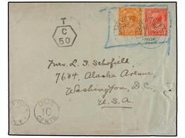 TAILANDIA. Sg.419, 421. 1929. CHIENGMAI To U.S.A. Envelope Written From 'The Prince Royal College, Chiengmai, Siam, Addr - Andere & Zonder Classificatie