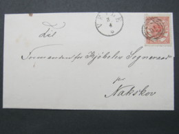 1869 , Brief Aus VEIJE - Storia Postale