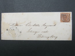 1856 , Brief  Mit Nummernstempel  Aus Kopenhagen - Lettres & Documents