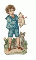 DECOUPIS   Enfant Avec Chat - Infantes