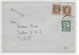 ESPAGNE - 1936 - ENVELOPPE De VIGO => NEW YORK (USA) - Lettres & Documents