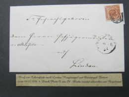 1856 , Brief  Mit  Stempel Aus ECKERNFÖRDE - Schleswig-Holstein
