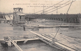 ¤¤   -    PARIS Inondé En 1910   -  Le Métropolitain Envahi Au Pont-Mirabeau  -   ¤¤ - Arrondissement: 15