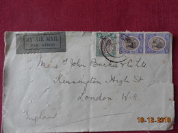 Lettre Du Tanganyika De 1933 Pour Londres - Tanganyika (...-1932)