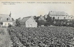 CARTE POSTALE ORIGINALE ANCIENNE : FONDETTES - VALLIERES PRIEURE DEPENDANT DE SAINT JULIEN DE TOURS  INDRE ET LOIRE (37) - Fondettes