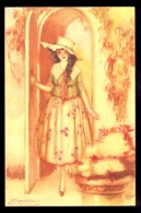 Mauzan - Woman In Dress / 247-2 / Not Circulated Postcard, 2 Scans - Mauzan, L.A.