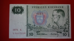 SWEDEN 10 KRONOR 1975 REPLACEMENT D-0302 - Zweden
